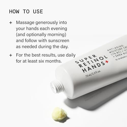 Beauty Pie Super Retinol Anti Aging Hand Cream – Age Spot Remover & Skin Firming Lotion, Fragrance Free, 2.5 fl oz Avelisse