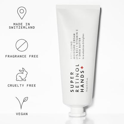 Beauty Pie Super Retinol Anti Aging Hand Cream – Age Spot Remover & Skin Firming Lotion, Fragrance Free, 2.5 fl oz Avelisse