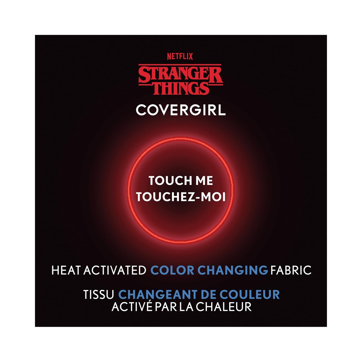COVERGIRL x Stranger Things The Upside Down Makeup Bag - Multicolor Fabric Cosmetic Case Avelisse