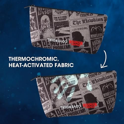COVERGIRL x Stranger Things The Upside Down Makeup Bag - Multicolor Fabric Cosmetic Case Avelisse
