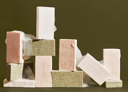 MALIN+GOETZ Mandelic Acid Exfoliating Bar | Triple-Milled Exfoliating + Cleansing Bar | Mandelic Acid, Lactic Acid, Pumice + Eucalyptus | Smooths, Softens + Brightens Skin | Vegan + Cruelty-Free (5 oz) Avelisse