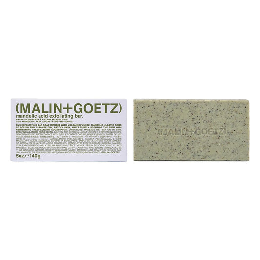 MALIN+GOETZ Mandelic Acid Exfoliating Bar | Triple-Milled Exfoliating + Cleansing Bar | Mandelic Acid, Lactic Acid, Pumice + Eucalyptus | Smooths, Softens + Brightens Skin | Vegan + Cruelty-Free (5 oz) Avelisse