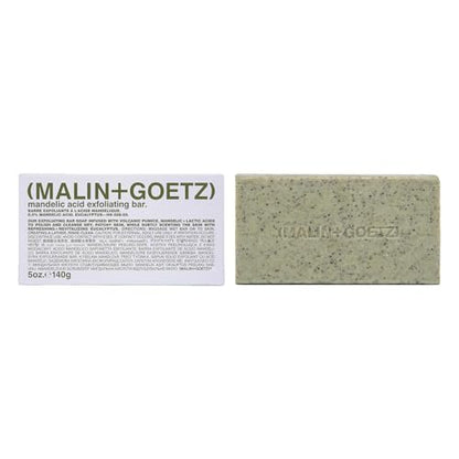 MALIN+GOETZ Mandelic Acid Exfoliating Bar | Triple-Milled Exfoliating + Cleansing Bar | Mandelic Acid, Lactic Acid, Pumice + Eucalyptus | Smooths, Softens + Brightens Skin | Vegan + Cruelty-Free (5 oz) Avelisse