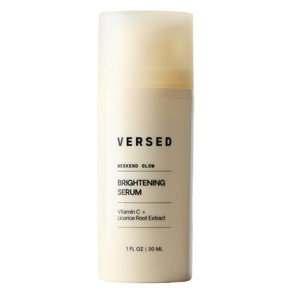 Versed Weekend Glow Vitamin C Serum for Face - Hydrating Face Serum with Niacinamide, Licorice Root & Vitamin C (1 fl oz) Avelisse