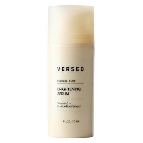 Versed Weekend Glow Vitamin C Serum for Face - Hydrating Face Serum with Niacinamide, Licorice Root & Vitamin C (1 fl oz) Avelisse