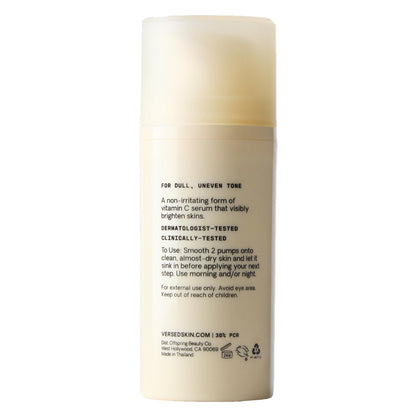 Versed Weekend Glow Vitamin C Serum for Face - Hydrating Face Serum with Niacinamide, Licorice Root & Vitamin C (1 fl oz) Avelisse