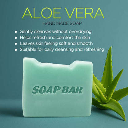 AppXynn Mens Bar Soap – Cold Pressed Natural Moisturizing Soap for Face & Body with Aloe Vera, 3.88 oz