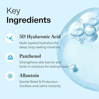 Torriden DIVE IN Serum 1.69 fl.oz. + Soothing Cream (Jar) 3.38 fl.oz. | Hyaluronic Acid Care Set | Deep Hydrating Skin Care for Glass Skin Avelisse