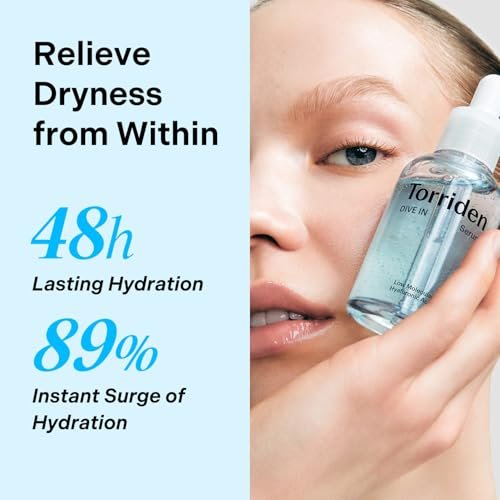 Torriden DIVE IN Serum 1.69 fl.oz. + Soothing Cream (Jar) 3.38 fl.oz. | Hyaluronic Acid Care Set | Deep Hydrating Skin Care for Glass Skin Avelisse