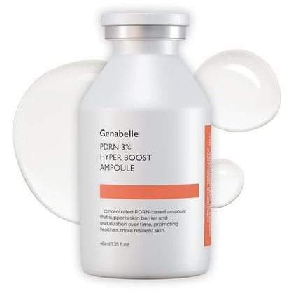 Genabelle PDRN 3% Hyper Boost Ampoule – Advanced Skin Support Serum with PDRN, Niacinamide, Hyaluronic Acid, Peptides, and Centella for Skin Barrier Support, Dryness, Glass Skin and Uneven Texture Avelisse