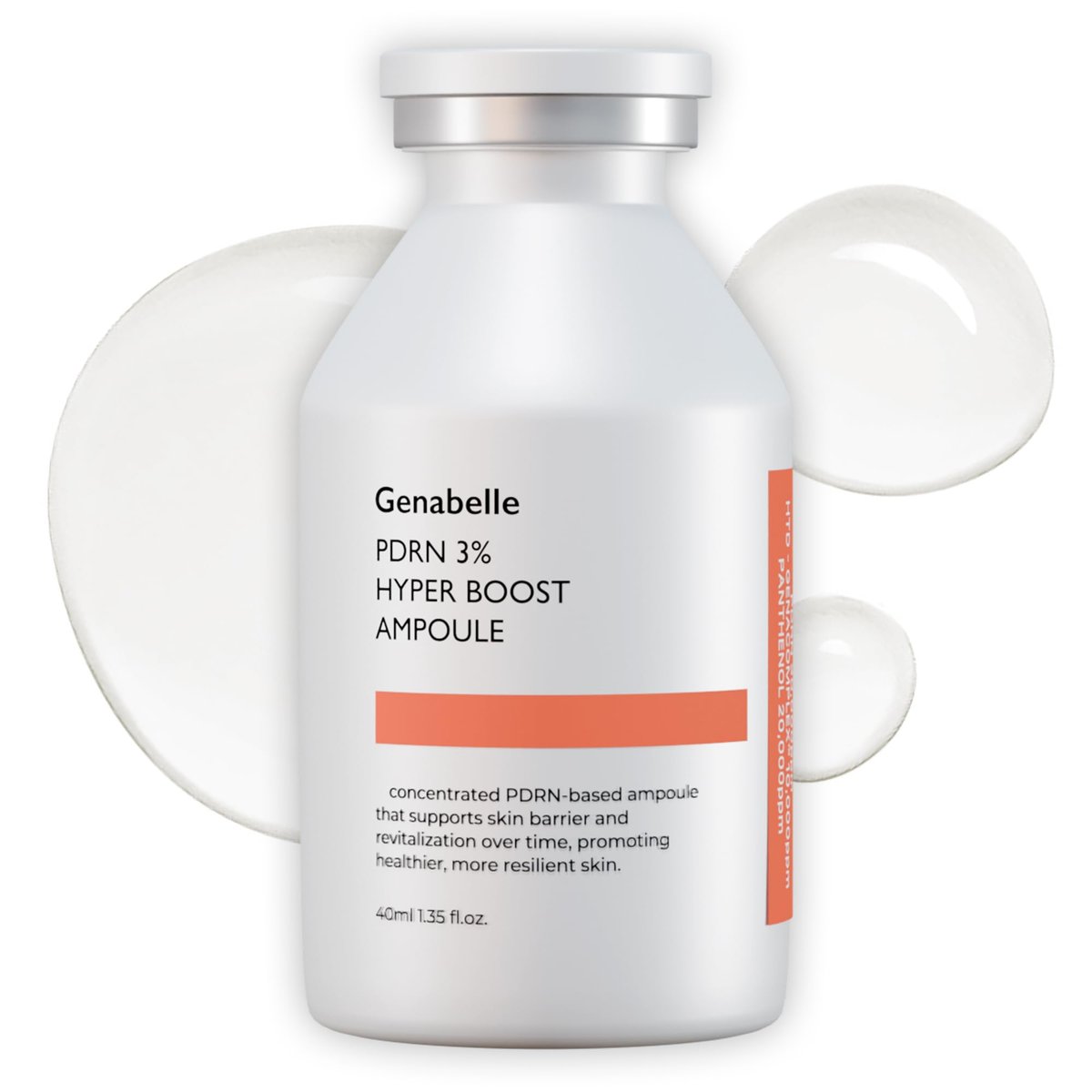 Genabelle PDRN 3% Hyper Boost Ampoule – Advanced Skin Support Serum with PDRN, Niacinamide, Hyaluronic Acid, Peptides, and Centella for Skin Barrier Support, Dryness, Glass Skin and Uneven Texture Avelisse