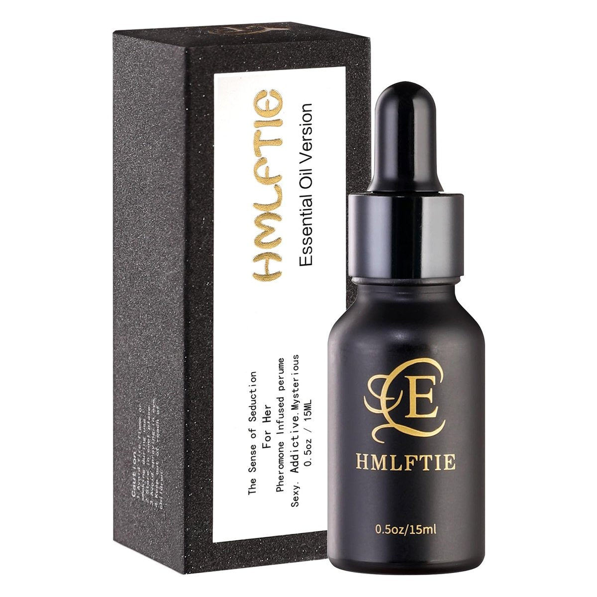 HMLFTIE Women's Natural Pheromone Perfume Oil – Sweet Rose & Jasmine Fragrance, Long-Lasting Alcohol-Free, 0.5 fl oz Travel Size, Vegan & Cruelty-Free Avelisse