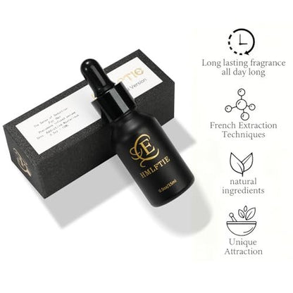 HMLFTIE Women's Natural Pheromone Perfume Oil – Sweet Rose & Jasmine Fragrance, Long-Lasting Alcohol-Free, 0.5 fl oz Travel Size, Vegan & Cruelty-Free Avelisse