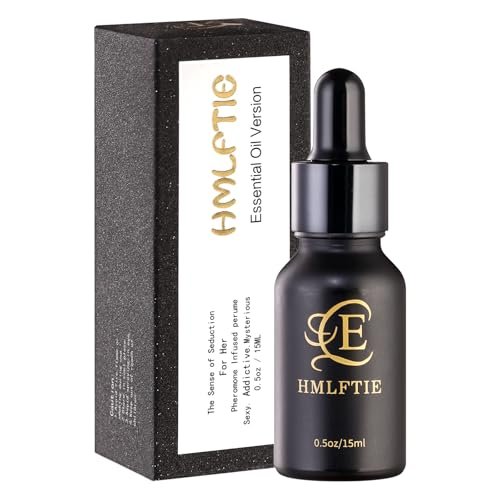 HMLFTIE Women's Natural Pheromone Perfume Oil – Sweet Rose & Jasmine Fragrance, Long-Lasting Alcohol-Free, 0.5 fl oz Travel Size, Vegan & Cruelty-Free Avelisse