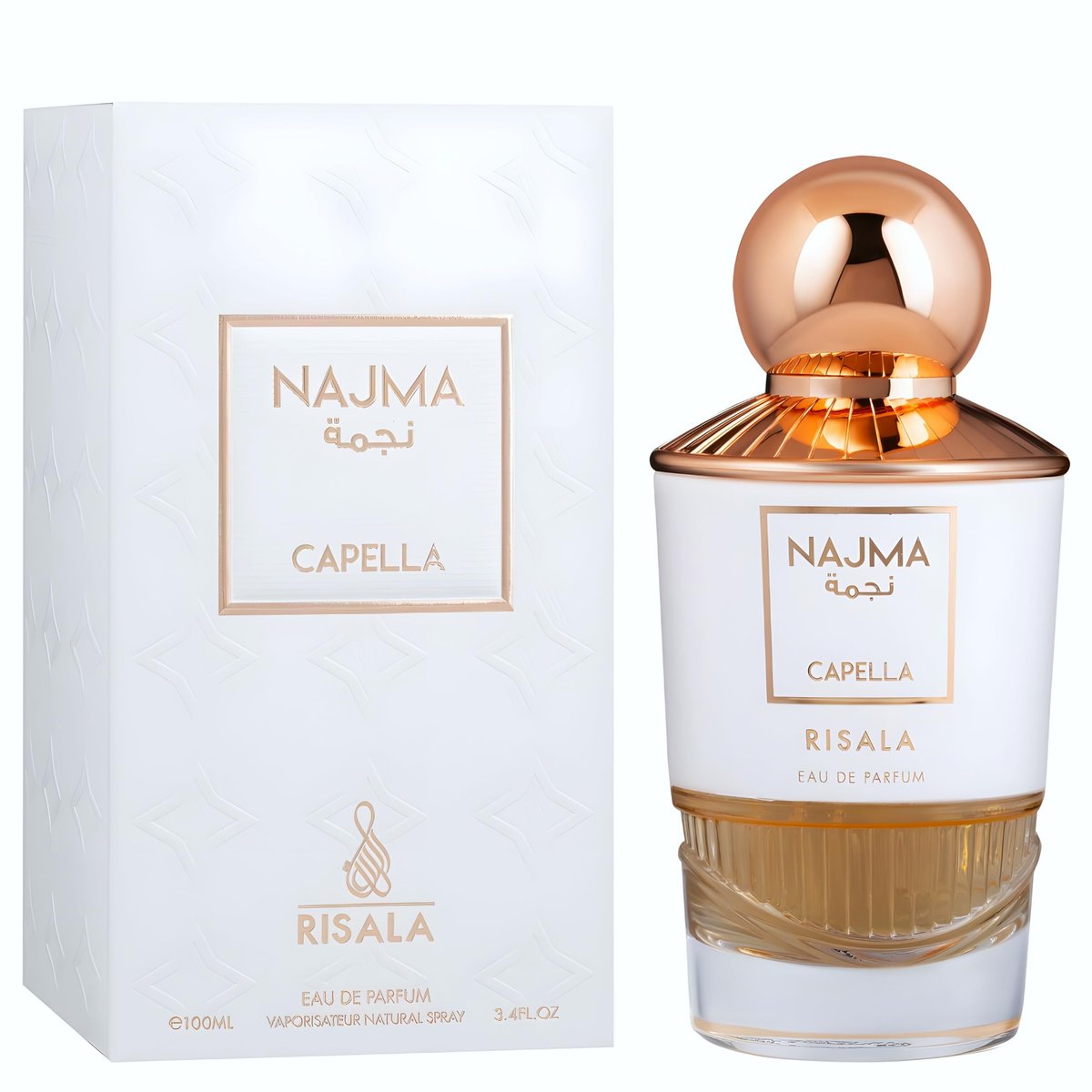 Najma Capella by Risala for Unisex - 3.4 oz Eau de Parfum Spray - görsel 3