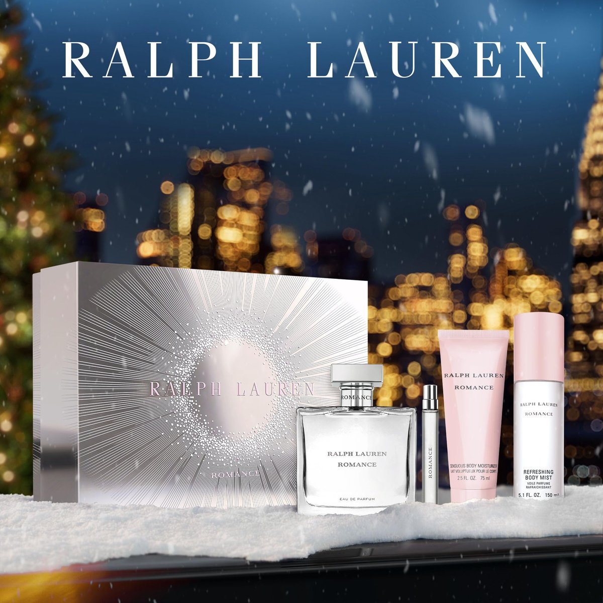 Ralph Lauren Romance Eau de Parfum Women's Perfume Set – Full Size, Travel Size, Body Lotion & Body Mist Avelisse