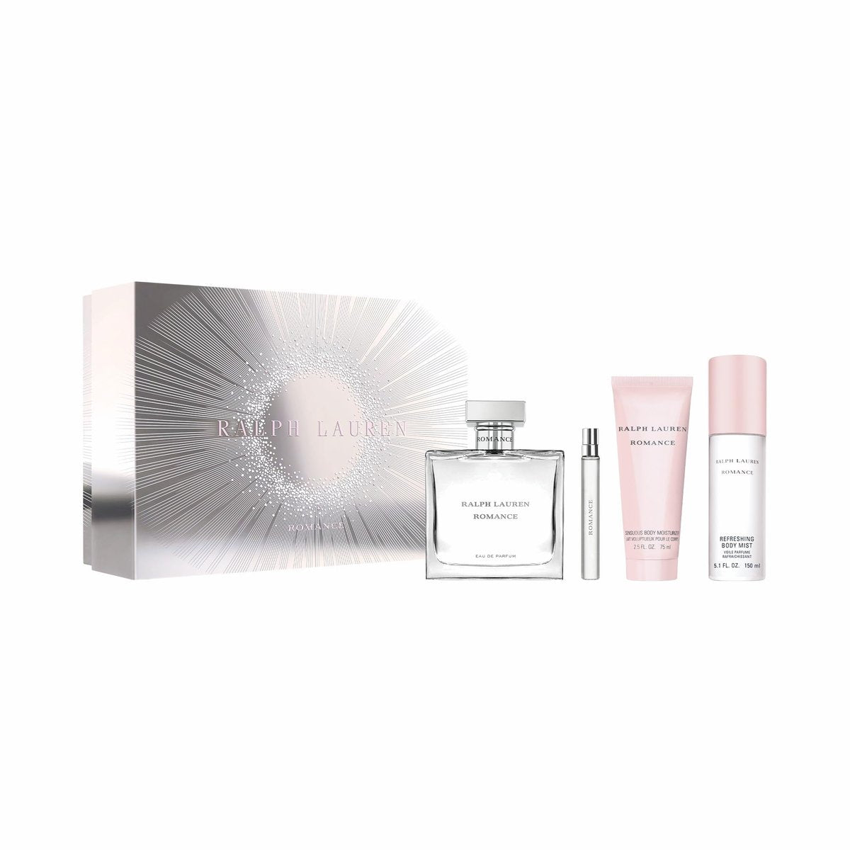 Ralph Lauren Romance Eau de Parfum Women's Perfume Set – Full Size, Travel Size, Body Lotion & Body Mist Avelisse