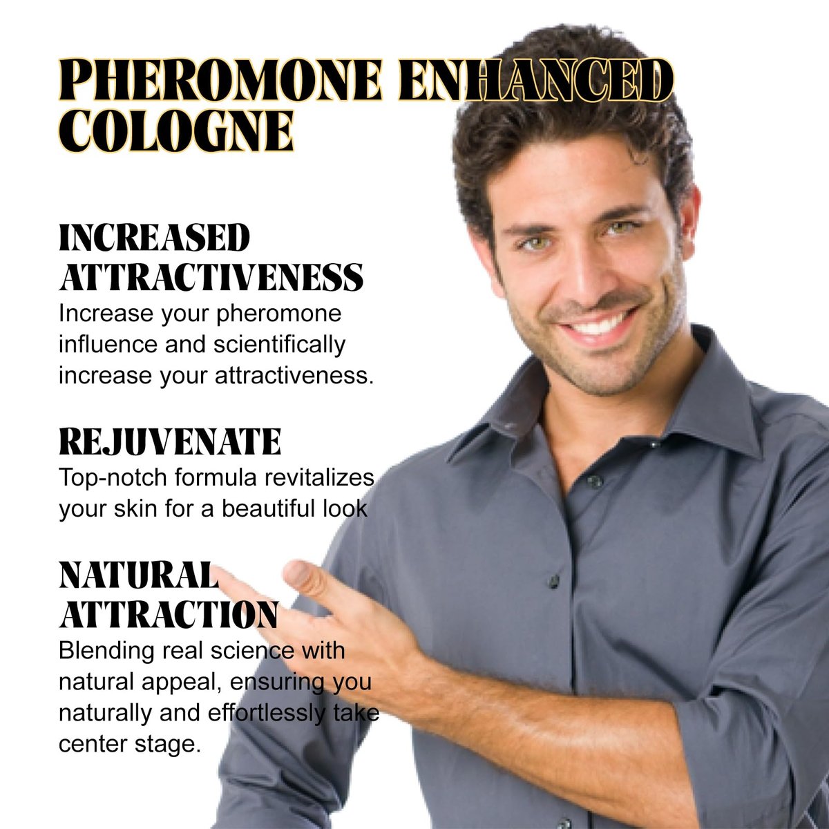 AMALIA Love Bombed Pheromone Enhanced Cologne - Long-Lasting Fragrance, 30ml (1 fl oz) - görsel 10