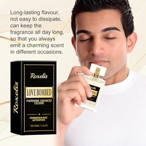 AMALIA Love Bombed Pheromone Enhanced Cologne - Long-Lasting Fragrance, 30ml (1 fl oz) - görsel 5