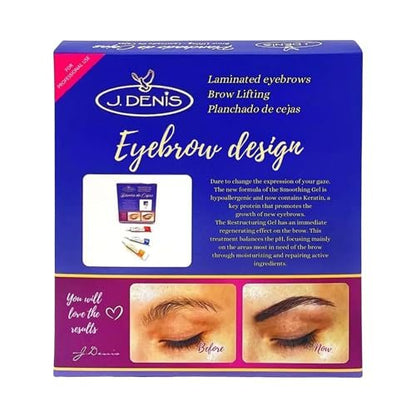 J. Denis Lamination Kit for Professional Brow Styling - Brow Pencil & Eyebrow Glue for Defined Brows (3 Count) Avelisse