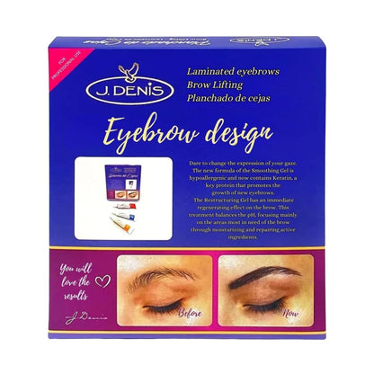 J. Denis Lamination Kit for Professional Brow Styling - Brow Pencil & Eyebrow Glue for Defined Brows (3 Count) Avelisse