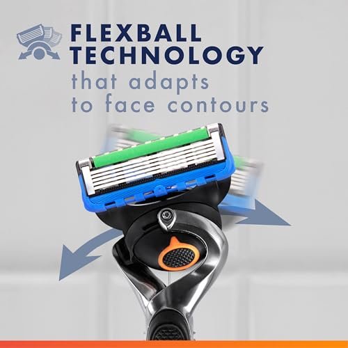 Gillette Fusion5 ProGlide Shaving Razor for Men – 1 Handle + 8 Blade Refills Avelisse