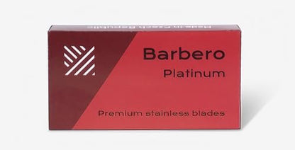 100 Barbero Platinum Razor Blades – Premium Quality for Smooth Shave