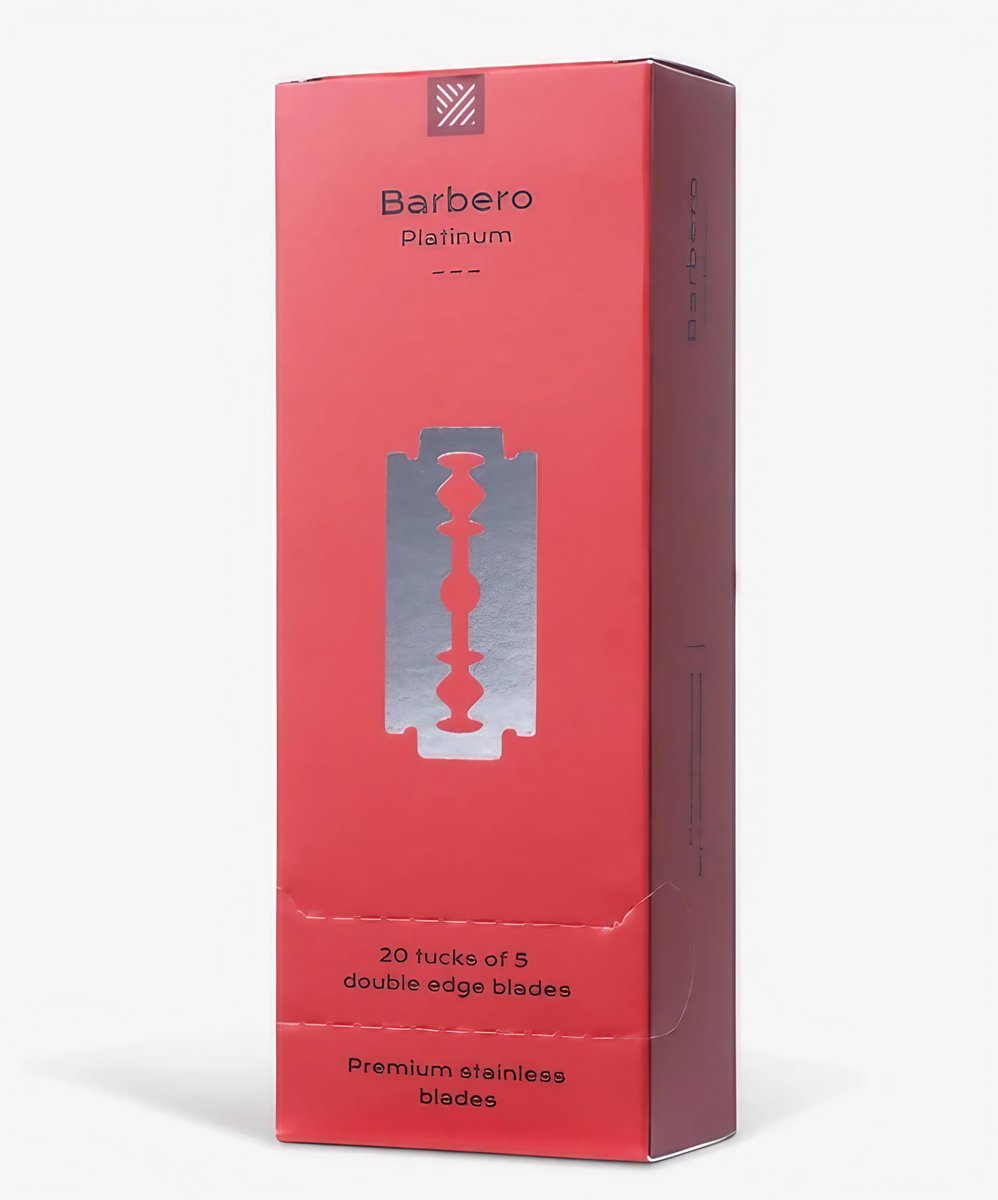 100 Barbero Platinum Razor Blades – Premium Quality for Smooth Shave - görsel 1