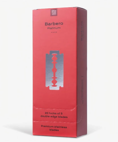 100 Barbero Platinum Razor Blades – Premium Quality for Smooth Shave