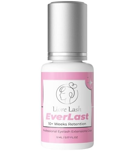 Everlast Strong Eyelash Extension Glue by Liore Lash – Black Adhesive for Classic & Volume Lashes, 0.5-1 Sec Fast Dry, 10 Weeks Retention - görsel 2