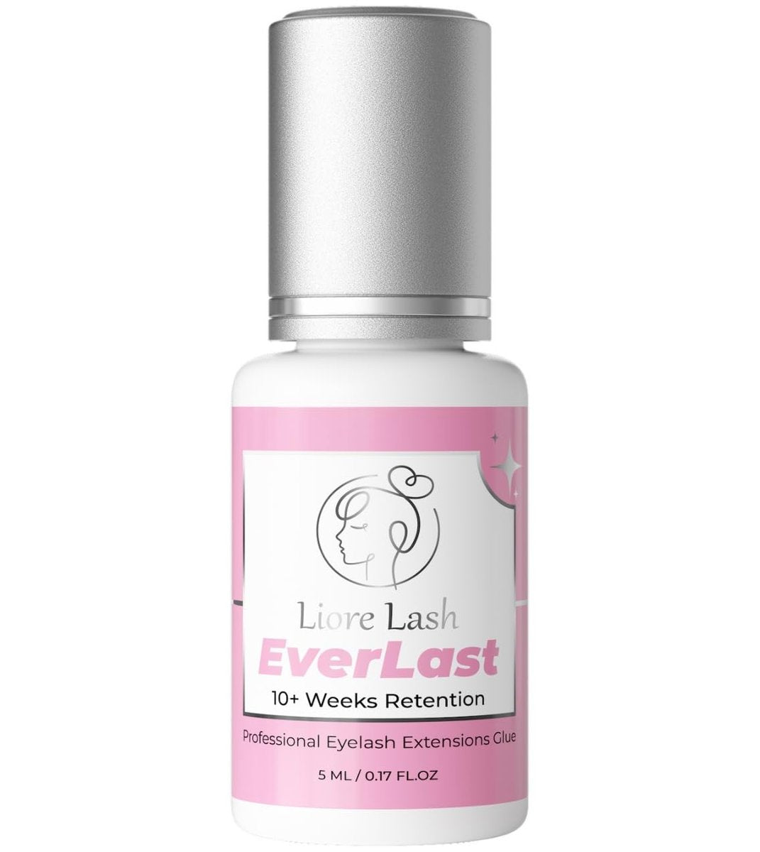Everlast Strong Eyelash Extension Glue by Liore Lash – Black Adhesive for Classic & Volume Lashes, 0.5-1 Sec Fast Dry, 10 Weeks Retention - görsel 1