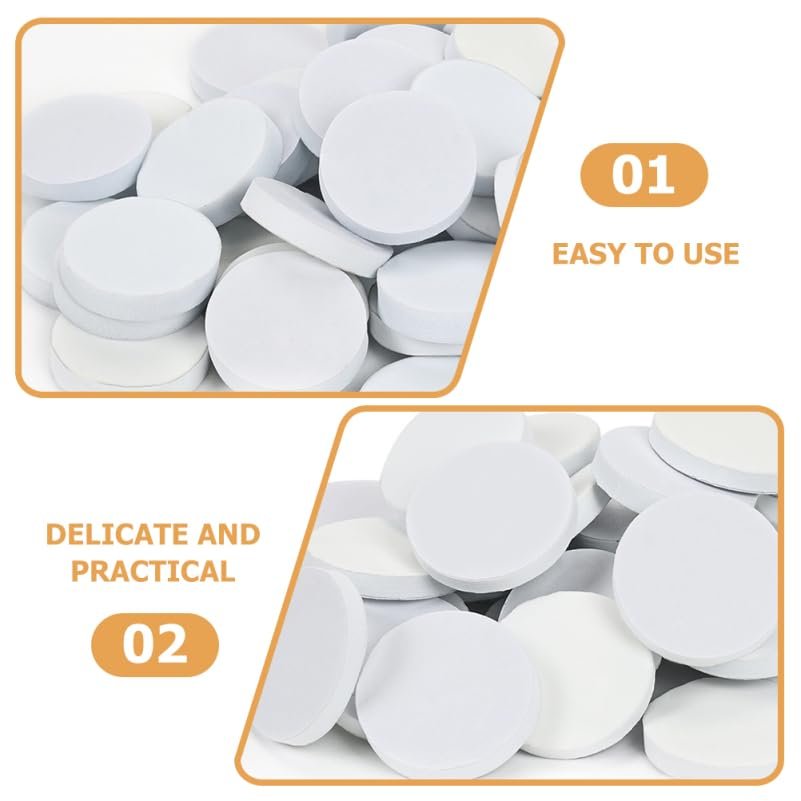 PartyKindom 50pcs 2000 Grit Nail Polishing Discs - Professional Self-Adhesive Buffing Pads for Electric Nail Drill, High-Shine Sanding Discs for Natural Nails, Salon Quality Manicure (25mm, White) - görsel 8