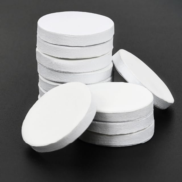 PartyKindom 50pcs 2000 Grit Nail Polishing Discs - Professional Self-Adhesive Buffing Pads for Electric Nail Drill, High-Shine Sanding Discs for Natural Nails, Salon Quality Manicure (25mm, White) - görsel 6