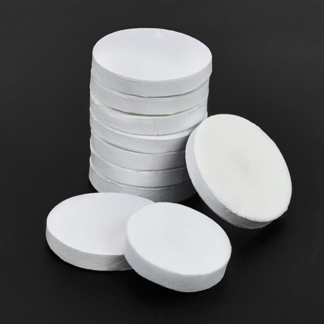 PartyKindom 50pcs 2000 Grit Nail Polishing Discs - Professional Self-Adhesive Buffing Pads for Electric Nail Drill, High-Shine Sanding Discs for Natural Nails, Salon Quality Manicure (25mm, White) - görsel 9