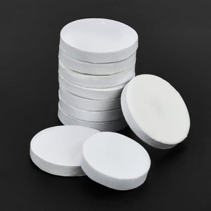 PartyKindom 50pcs 2000 Grit Nail Polishing Discs - Professional Self-Adhesive Buffing Pads for Electric Nail Drill, High-Shine Sanding Discs for Natural Nails, Salon Quality Manicure (25mm, White)