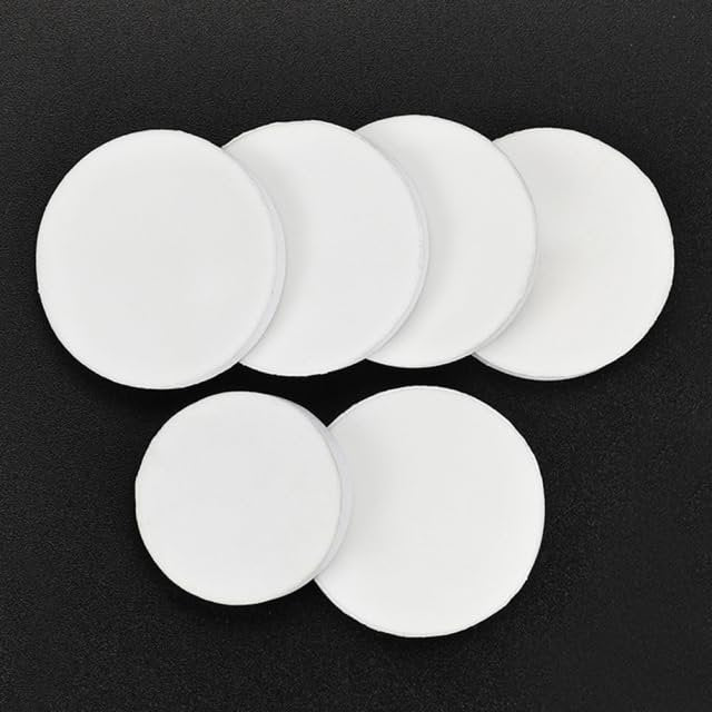 PartyKindom 50pcs 2000 Grit Nail Polishing Discs - Professional Self-Adhesive Buffing Pads for Electric Nail Drill, High-Shine Sanding Discs for Natural Nails, Salon Quality Manicure (25mm, White) - görsel 4
