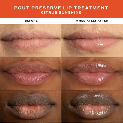 Ole Henriksen Pout Preserve Lip Treatment Citrus Sunshine - Hydrating Lip Balm & Plumper Avelisse