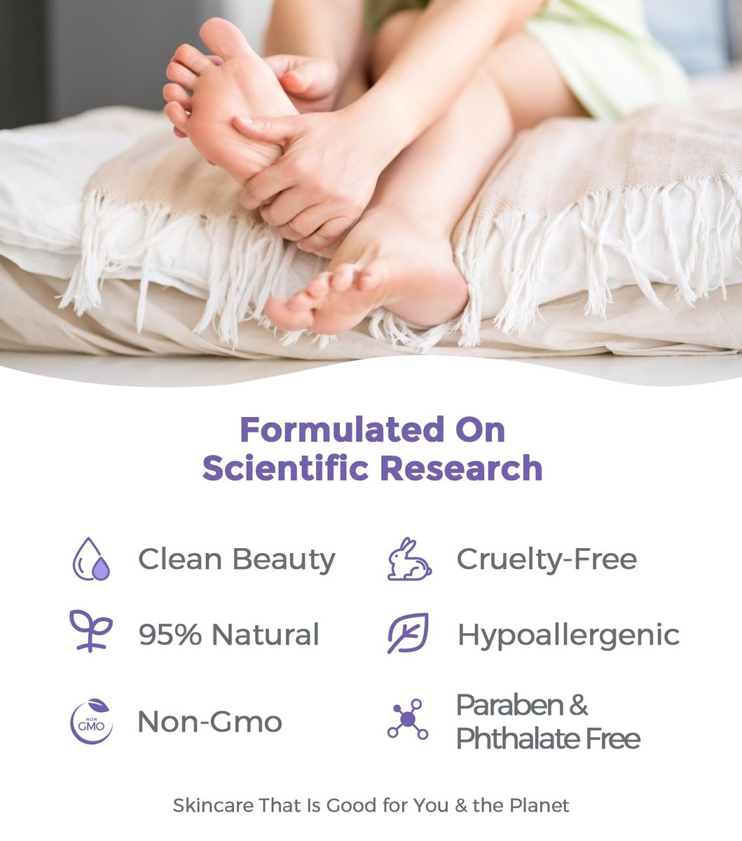 Lavender Foot Peel Mask – Natural Exfoliator for Dry Dead Skin, Calluses & Cracked Heels – 2 Count - görsel 7
