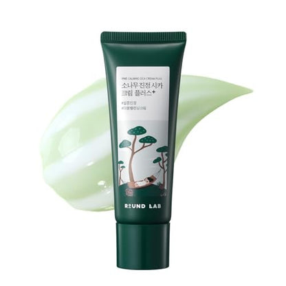 ROUND LAB Pine Cica Calming Cream Plus 60ml – Dual-Texture Soothing Moisturizer for Acne-Prone Skin, Sebum & Oil Control, Barrier Strengthening Avelisse