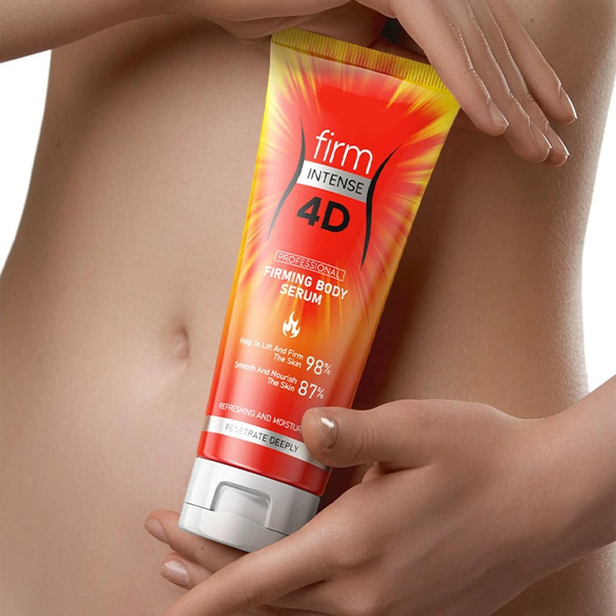 TUOSHITONG 2 Pcs Skin Tightening Cream for Body, Fat Burning Cream for Belly – Pre & Post Workout Massage Lotion for All Skin Types (3.53 oz Each) - görsel 5