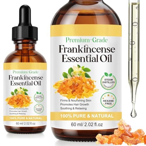 Shuangjia Frankincense Resin Oil for Face 2.02 fl.oz – Anti-Aging Serum Reduces Fine Lines & Wrinkles, Soothes & Repairs Skin, Deep Hydration for Body Avelisse