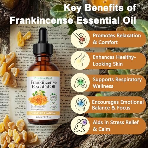 Shuangjia Frankincense Resin Oil for Face 2.02 fl.oz – Anti-Aging Serum Reduces Fine Lines & Wrinkles, Soothes & Repairs Skin, Deep Hydration for Body Avelisse
