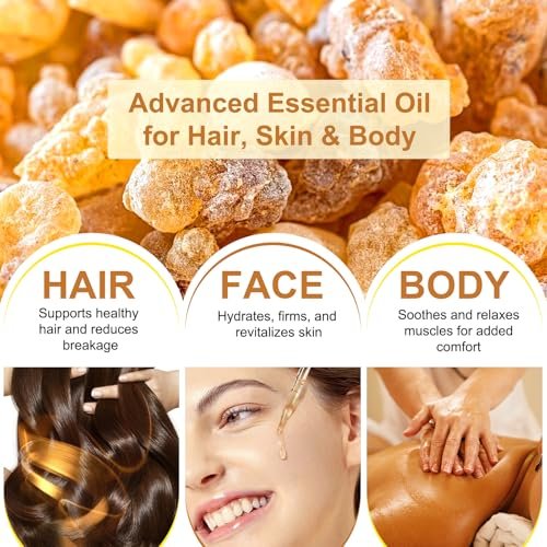 Shuangjia Frankincense Resin Oil for Face 2.02 fl.oz – Anti-Aging Serum Reduces Fine Lines & Wrinkles, Soothes & Repairs Skin, Deep Hydration for Body Avelisse