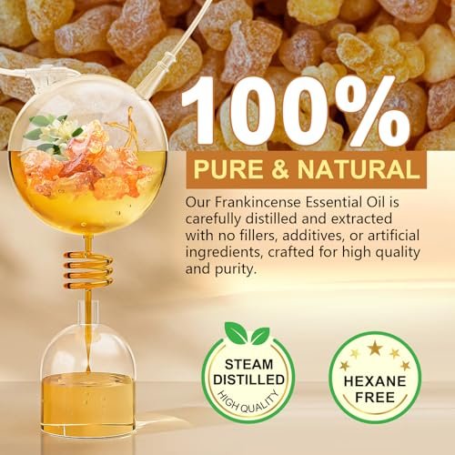Shuangjia Frankincense Resin Oil for Face 2.02 fl.oz – Anti-Aging Serum Reduces Fine Lines & Wrinkles, Soothes & Repairs Skin, Deep Hydration for Body Avelisse
