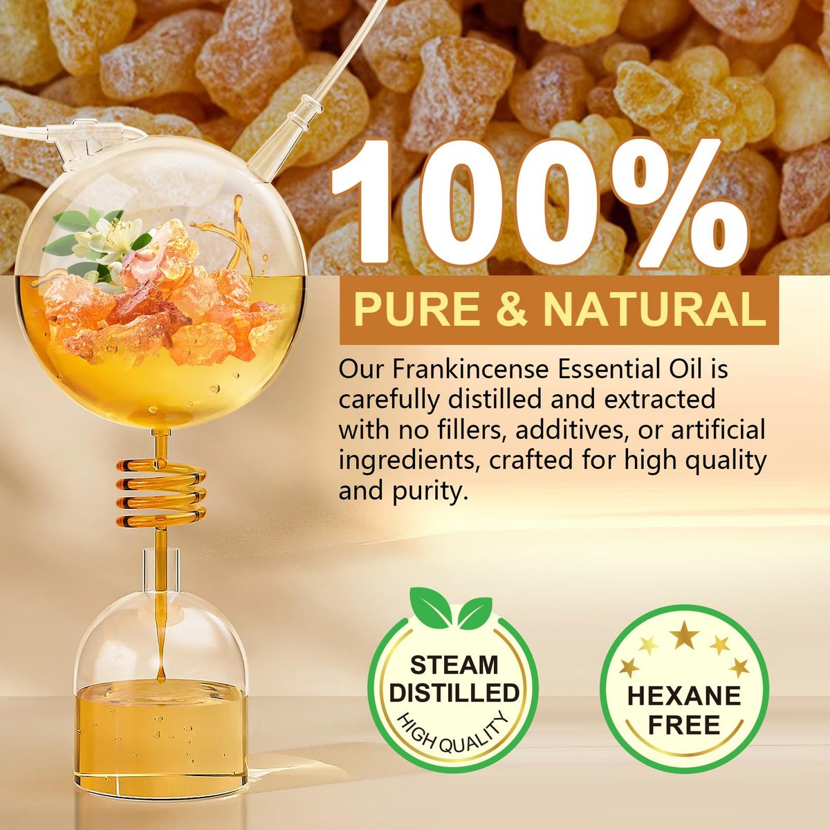 Shuangjia Frankincense Resin Oil for Face 2.02 fl.oz – Anti-Aging Serum Reduces Fine Lines & Wrinkles, Soothes & Repairs Skin, Deep Hydration for Body Avelisse