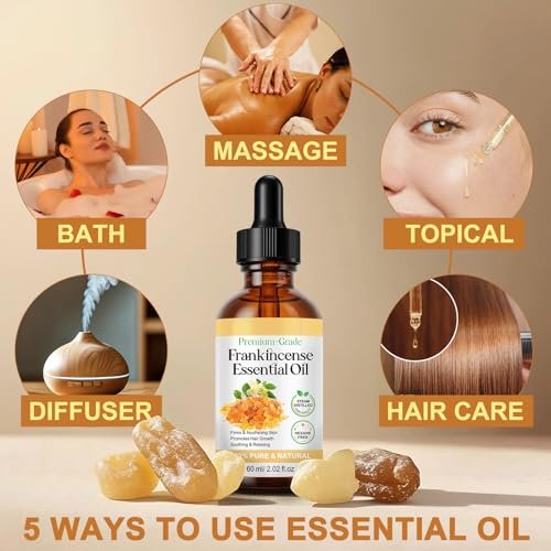 Shuangjia Frankincense Resin Oil for Face 2.02 fl.oz – Anti-Aging Serum Reduces Fine Lines & Wrinkles, Soothes & Repairs Skin, Deep Hydration for Body Avelisse