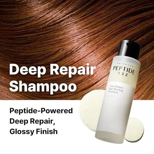 COSRX Peptide 132 Hair Bonding Shampoo - Daily Scalp Treatment for Dandruff, Repairs & Strengthens All Dry and Damaged Hair Types - 6.76 fl oz Avelisse