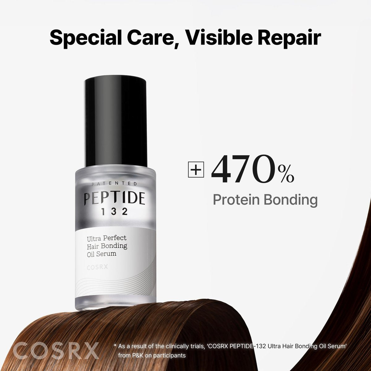 COSRX Peptide 132 Hair Bonding Oil Serum – Travel Size Keratin Treatment for Frizzy, Damaged, Dry Hair – Repairs Split Ends, Adds Gloss – 0.94 fl oz Avelisse