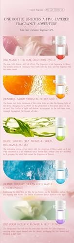 Mini Hair Fragrance Set for Women – 30pcs Long Lasting Hair Perfume Oil with Avocado & Camellia, Smooth Anti-Frizz Hair Mist (5 Scents) - görsel 18