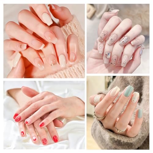 1Pcs Dual Ended Hard Gel Nail Brush for Builder Gel & Polygel - Rhinestone Handle Salon-Grade Nail Art Design Tool - görsel 10